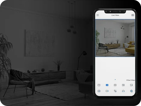دید در شب در دوربین مداربسته WiFi برایتون مدل IOT-72P8