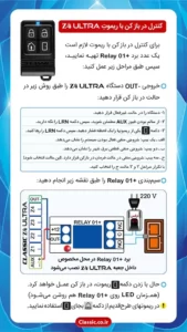 راهنمای کنترل درب باز کن با ریموت دزدگیر اماکن کلاسیک – قیمت و خرید اینترنتی – نمایندگی و فروشگاه آنلاین – اول مبنا