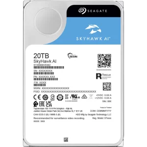 قیمت و خرید هارد دیسک اینترنال 20 ترابایت سیگیت اسکای هاوک AI مدل ST20000VE002 - فروشگاه محصولات سیگیت - نمایندگی اصلی شرکت سیگیت SEAGATE