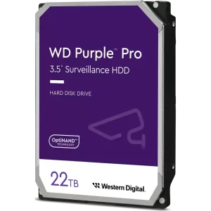 قیمت و خرید هارد دیسک اینترنال 22 ترابایت وسترن دیجیتال بنفش Pro مدل WD221PURP - فروشگاه محصولات وسترن دیجیتال WD - نمایندگی اصلی شرکت وسترن دیجیتال Western Digital