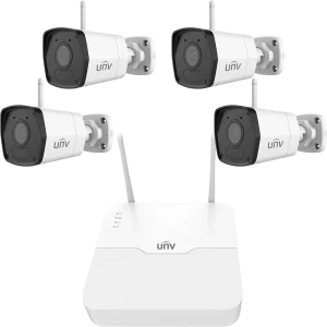 پک دوربین مداربسته IP بیسیم WiFi بولت 2MP یونی ویو مدل KIT-NVR301-04LS3-W-4-IPC2122LB-AF40WK-G