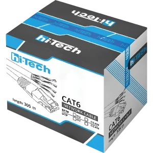 کابل شبکه CAT6-UTP هایتک مدل HC-520-U حلقه 305 متری